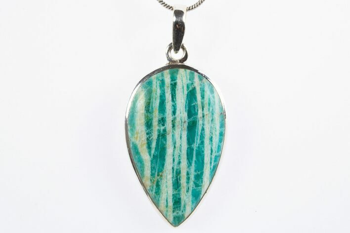 Amazonite Pendant (Necklace) - Sterling Silver #305010